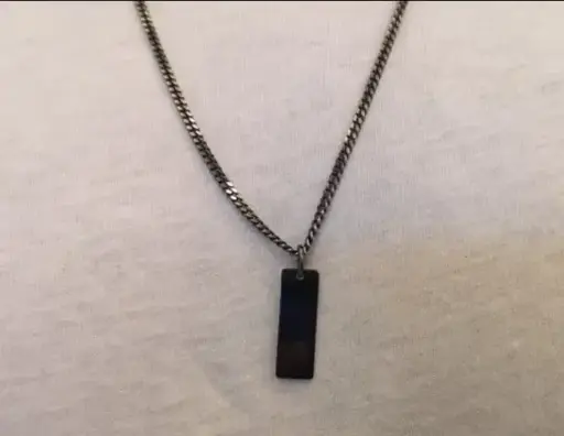 Black Aesthetic Sleek Chain For Mens